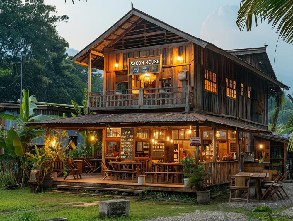 30 ไอเดียร้านกาแฟสวยด้วยไม้เก่า รูปที่ 15