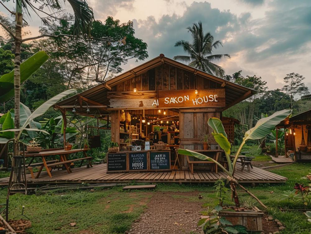 30 ไอเดียร้านกาแฟสวยด้วยไม้เก่า รูปที่ 16