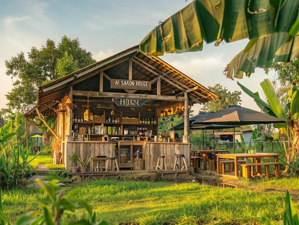 30 ไอเดียร้านกาแฟสวยด้วยไม้เก่า รูปที่ 19