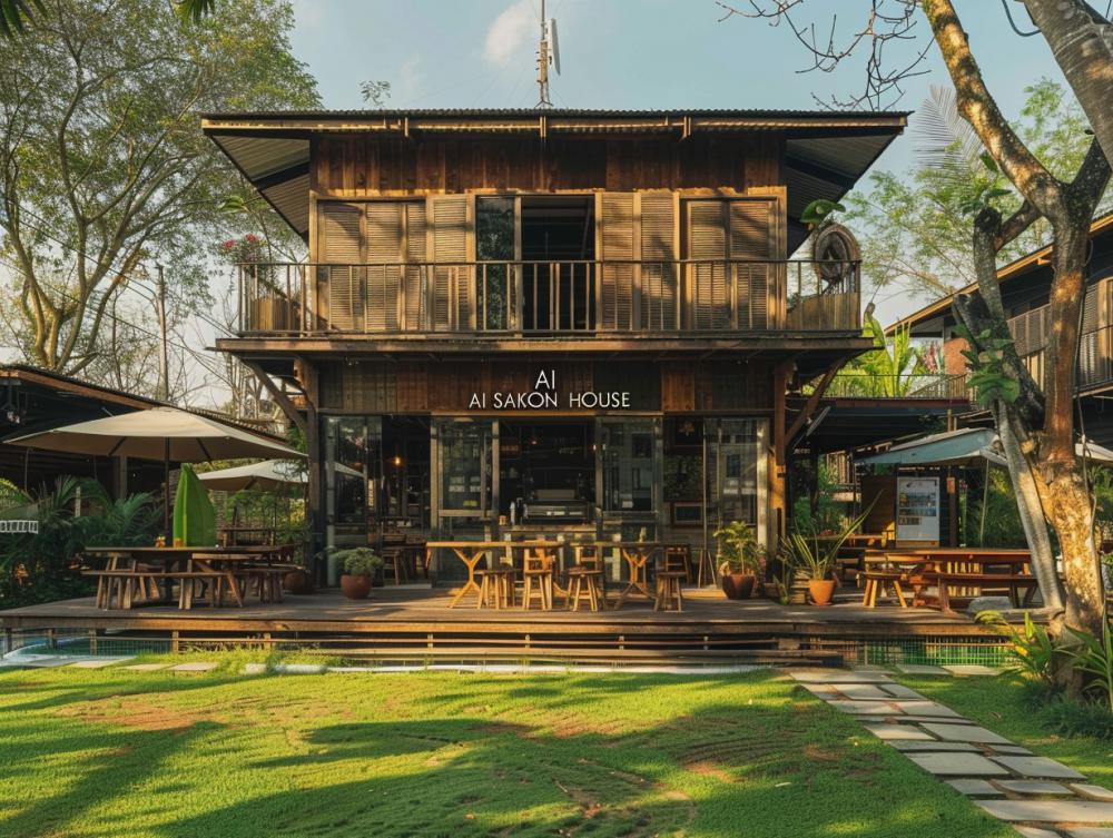 30 ไอเดียร้านกาแฟสวยด้วยไม้เก่า รูปที่ 25