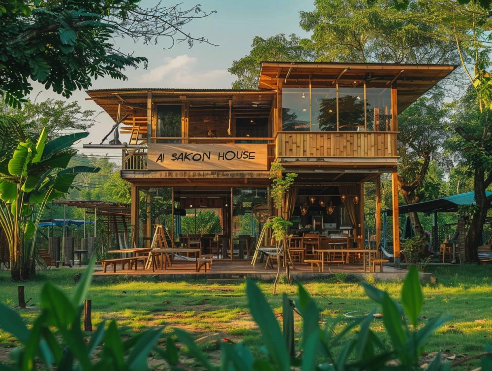 30 ไอเดียร้านกาแฟสวยด้วยไม้เก่า รูปที่ 30