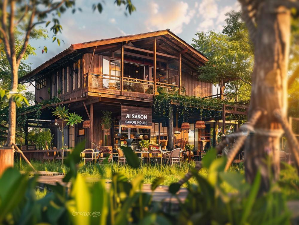 30 ไอเดียร้านกาแฟสวยด้วยไม้เก่า รูปที่ 7