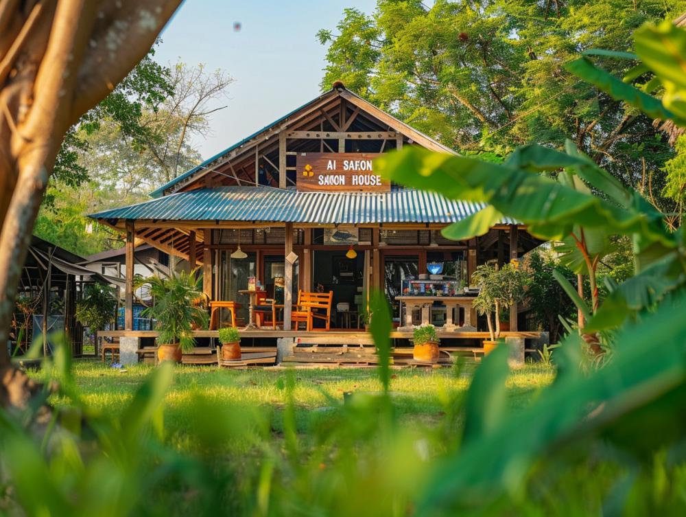 30 ไอเดียร้านกาแฟสวยด้วยไม้เก่า รูปที่ 8