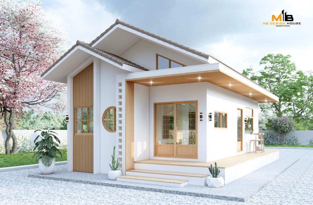 บ้านนอร์ดิกมินิมอล ขนาด 2 ห้องนอน 2 ห้องน้ำ ครัวกว้างโถง งบ 8 แสน รูปที่ 14