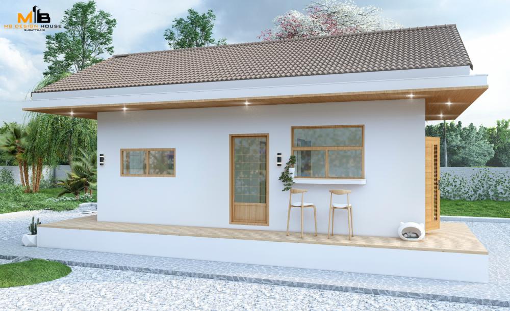 บ้านนอร์ดิกมินิมอล ขนาด 2 ห้องนอน 2 ห้องน้ำ ครัวกว้างโถง งบ 8 แสน รูปที่ 15