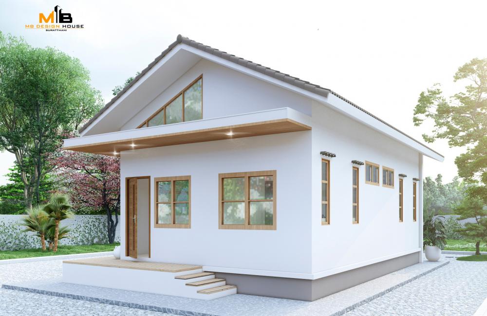 บ้านนอร์ดิกมินิมอล ขนาด 2 ห้องนอน 2 ห้องน้ำ ครัวกว้างโถง งบ 8 แสน รูปที่ 16