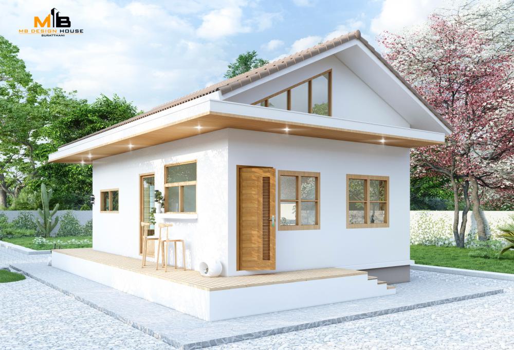 บ้านนอร์ดิกมินิมอล ขนาด 2 ห้องนอน 2 ห้องน้ำ ครัวกว้างโถง งบ 8 แสน รูปที่ 18