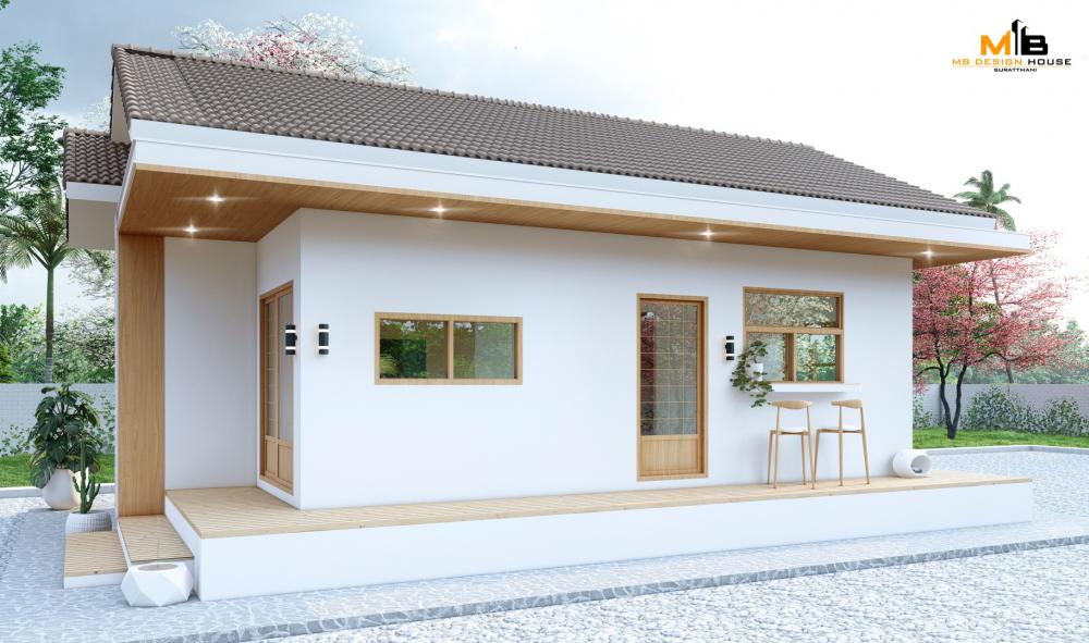 บ้านนอร์ดิกมินิมอล ขนาด 2 ห้องนอน 2 ห้องน้ำ ครัวกว้างโถง งบ 8 แสน รูปที่ 19