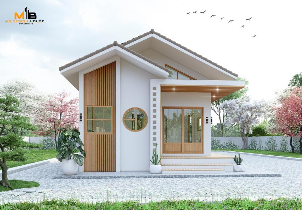 บ้านนอร์ดิกมินิมอล ขนาด 2 ห้องนอน 2 ห้องน้ำ ครัวกว้างโถง งบ 8 แสน รูปที่ 20