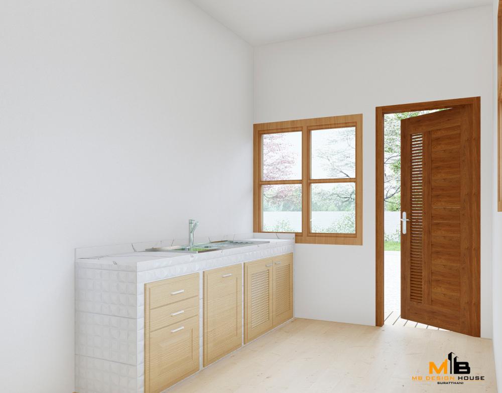 บ้านนอร์ดิกมินิมอล ขนาด 2 ห้องนอน 2 ห้องน้ำ ครัวกว้างโถง งบ 8 แสน รูปที่ 21