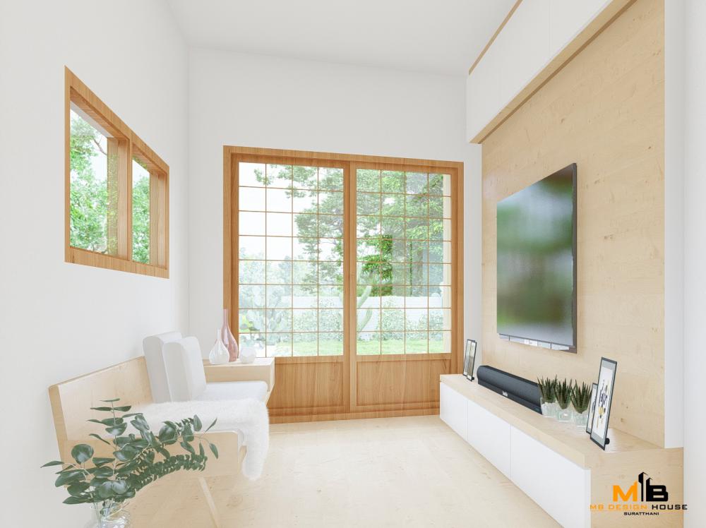 บ้านนอร์ดิกมินิมอล ขนาด 2 ห้องนอน 2 ห้องน้ำ ครัวกว้างโถง งบ 8 แสน รูปที่ 22