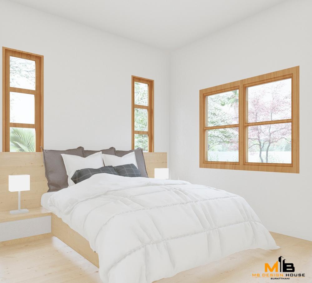 บ้านนอร์ดิกมินิมอล ขนาด 2 ห้องนอน 2 ห้องน้ำ ครัวกว้างโถง งบ 8 แสน รูปที่ 24