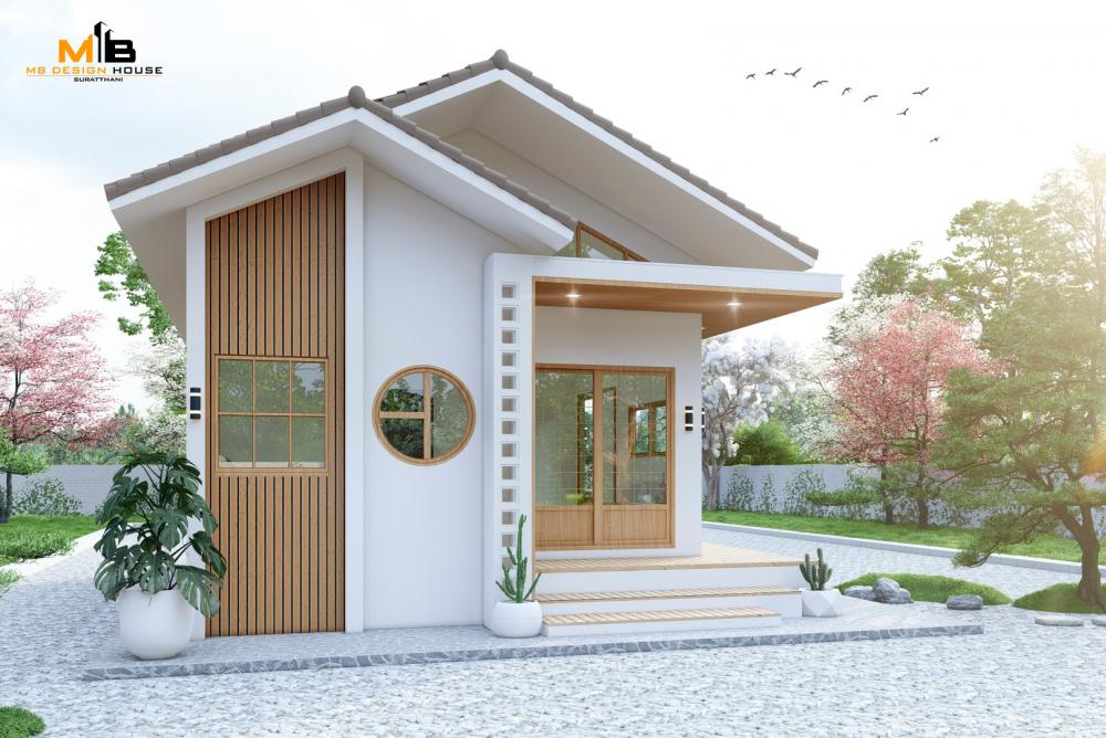 บ้านนอร์ดิกมินิมอล ขนาด 2 ห้องนอน 2 ห้องน้ำ ครัวกว้างโถง งบ 8 แสน รูปที่ 5