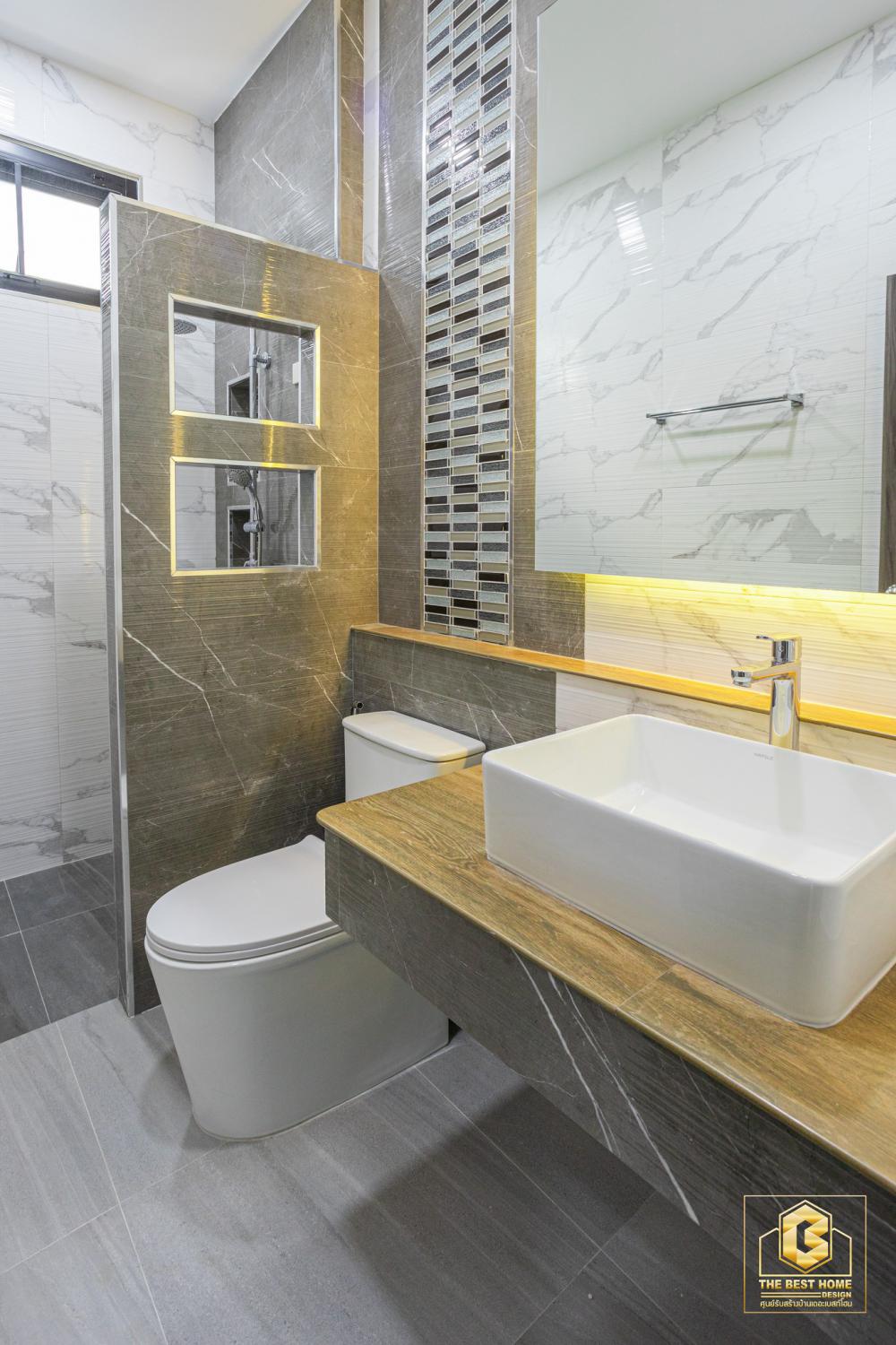 บ้านสไตล์คอนเทมโพรารี่ ขนาด 3 ห้องนอน 3 ห้องน้ำ พื้นที่รวม 212 ตร.ม. รูปที่ 22