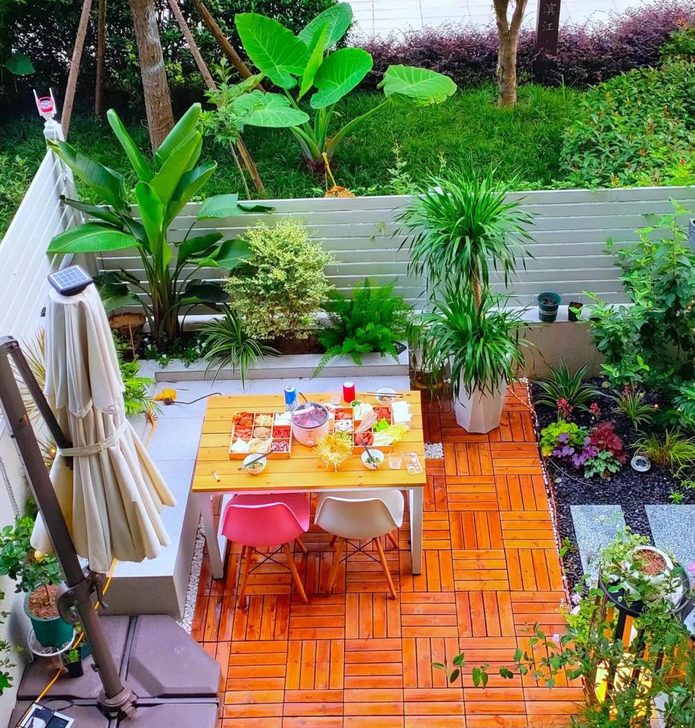 ไอเดีย มุมนั่งเล่นในสวน รูปที่ 4