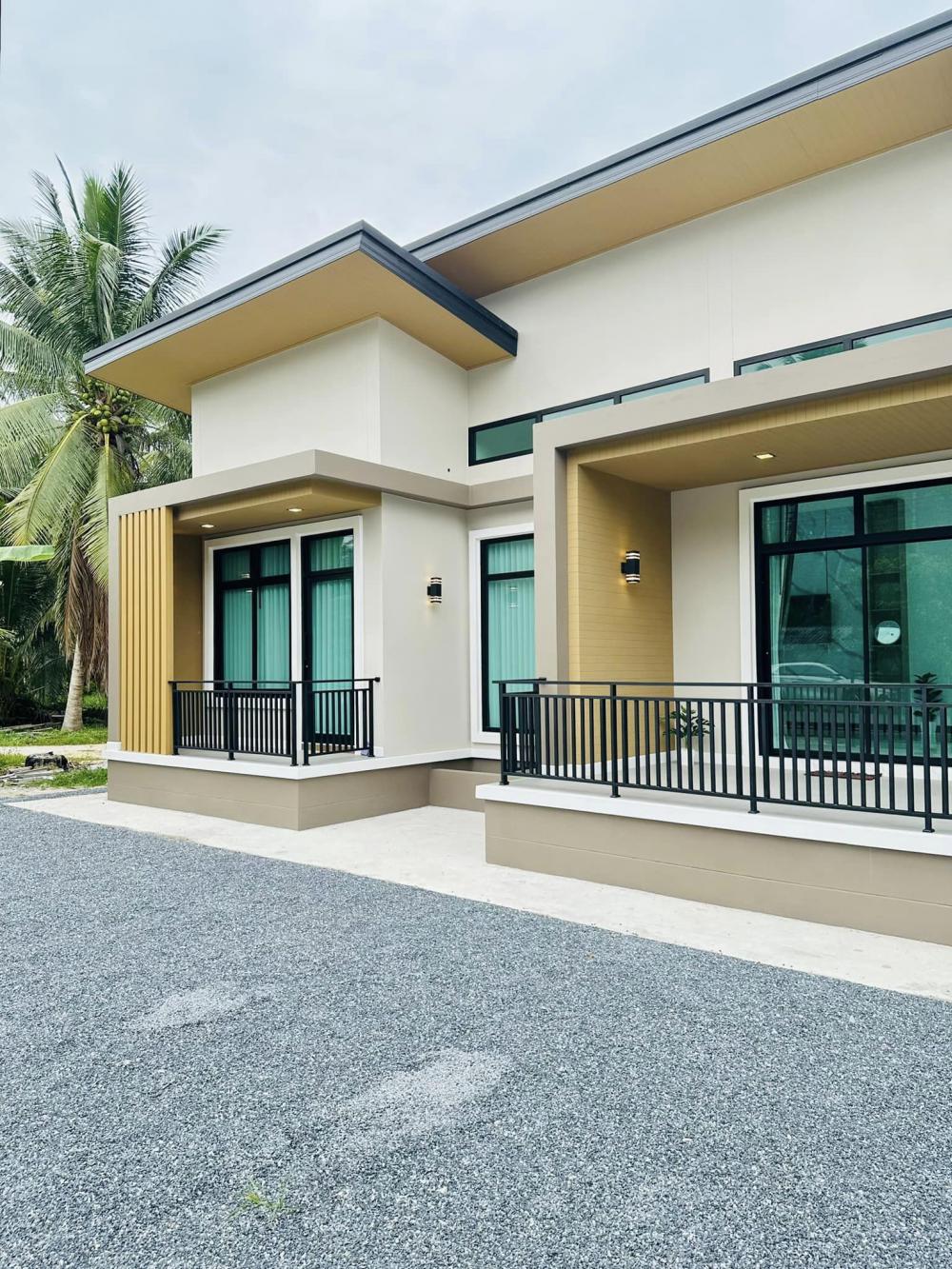 บ้านโมเดิร์นชั้นเดียวตกแต่งบิ้วอินน่าอยู่ ขนาด 3 ห้องนอน 2 ห้องน้ำ รูปที่ 5