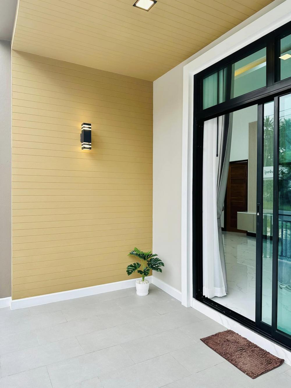 บ้านโมเดิร์นชั้นเดียวตกแต่งบิ้วอินน่าอยู่ ขนาด 3 ห้องนอน 2 ห้องน้ำ รูปที่ 9