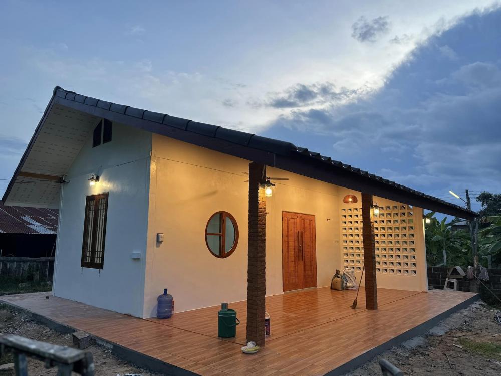 บ้านมินิมอลหลังเล็กงบ 2 แสนกว่า ขนาด 1 ห้องนอน 1 ห้องน้ำ 1 ห้องโถง รูปที่ 3