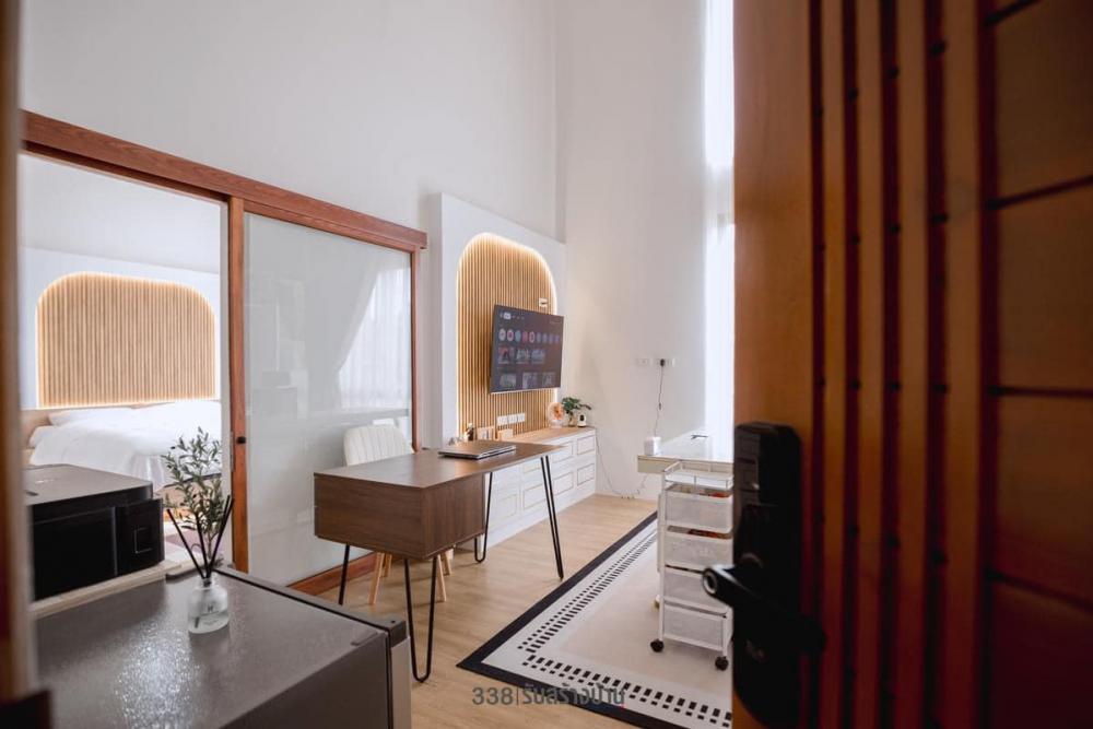 บ้านนอร์ดิกมินิมอล ขนาด 3 ห้องนอน 3 ห้องน้ำ 2 ที่จอดรถยต์ จัดสวนและทางเดือนเข้าบ้านได้สวยน่ารัก รูปที่ 11