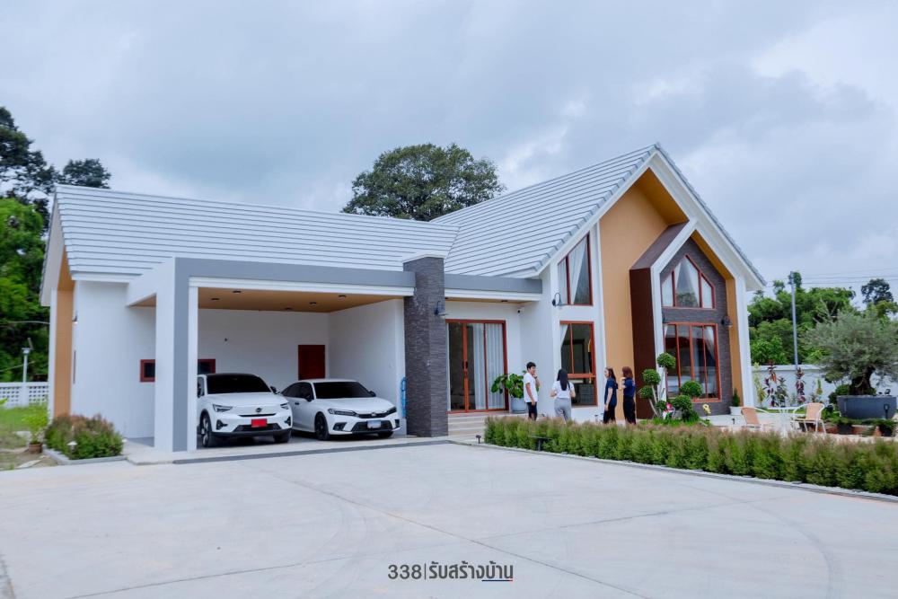 บ้านนอร์ดิกมินิมอล ขนาด 3 ห้องนอน 3 ห้องน้ำ 2 ที่จอดรถยต์ จัดสวนและทางเดือนเข้าบ้านได้สวยน่ารัก รูปที่ 23