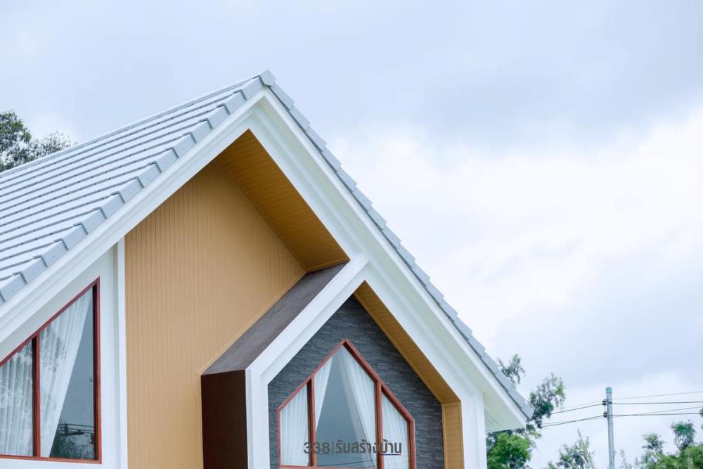 บ้านนอร์ดิกมินิมอล ขนาด 3 ห้องนอน 3 ห้องน้ำ 2 ที่จอดรถยต์ จัดสวนและทางเดือนเข้าบ้านได้สวยน่ารัก รูปที่ 6