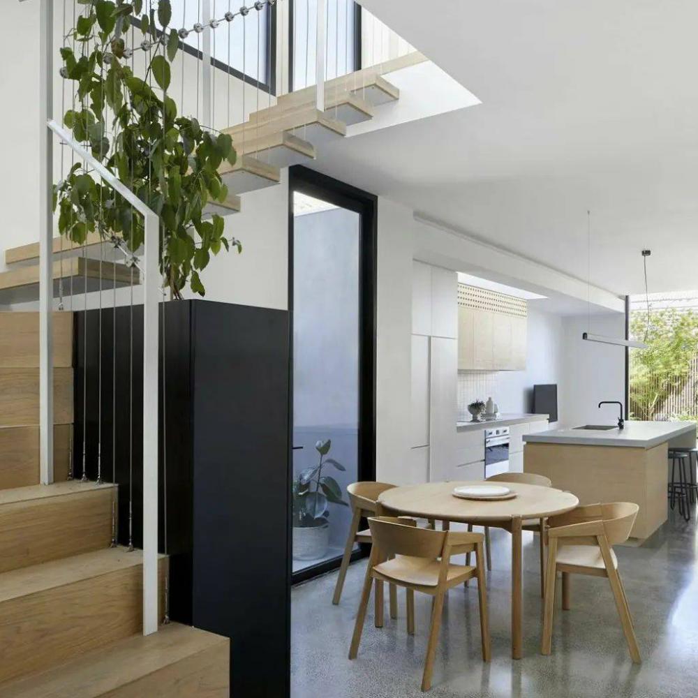 ไอเดียบ้านสไตล์นอร์ดิกหน้าแคบ รูปที่ 3