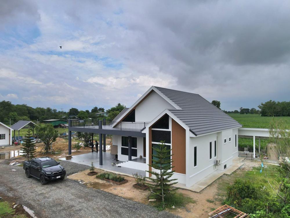 บ้านพักอาศัย คสล. 1 ชั้น ขนาด 3 ห้องนอน 2 ห้องน้ำ มีดาดฟ้าสำหรับพักผ่อนและสังสรรค์ รูปที่ 3