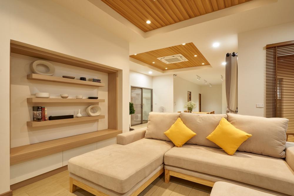 บ้านพักอาศัยชั้นเดียว TW  Home พื้นที่ใช้สอย 384  ตร.ม. ดีไซน์ใช้การผสมผสานระหว่างแนวทางสถาปัตยกรรมแบบ Modern และ Muji-Minimal รูปที่ 10