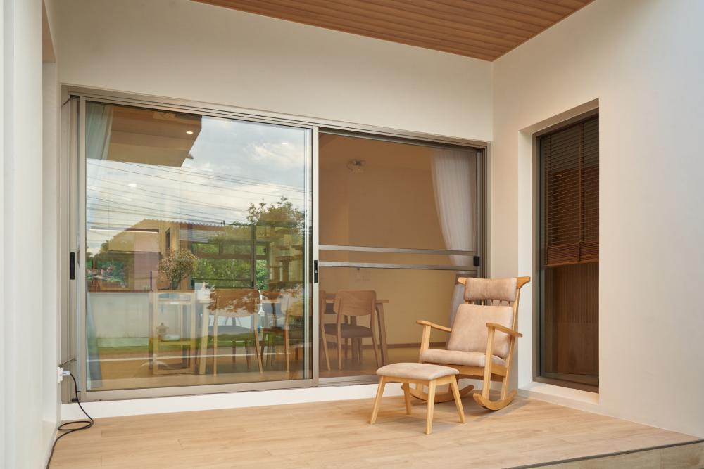 บ้านพักอาศัยชั้นเดียว TW  Home พื้นที่ใช้สอย 384  ตร.ม. ดีไซน์ใช้การผสมผสานระหว่างแนวทางสถาปัตยกรรมแบบ Modern และ Muji-Minimal รูปที่ 20