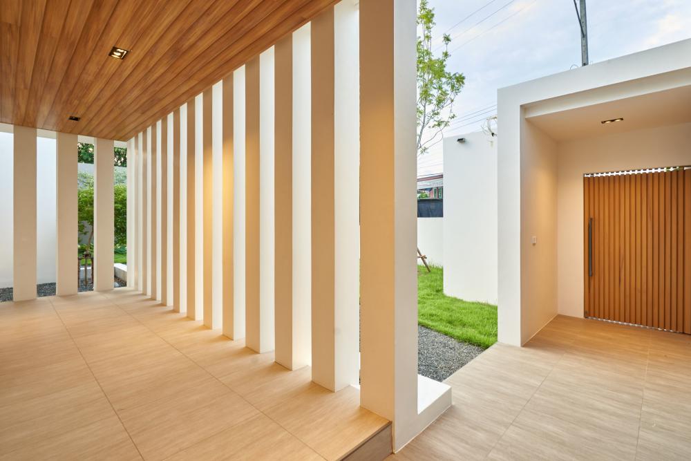 บ้านพักอาศัยชั้นเดียว TW  Home พื้นที่ใช้สอย 384  ตร.ม. ดีไซน์ใช้การผสมผสานระหว่างแนวทางสถาปัตยกรรมแบบ Modern และ Muji-Minimal รูปที่ 23