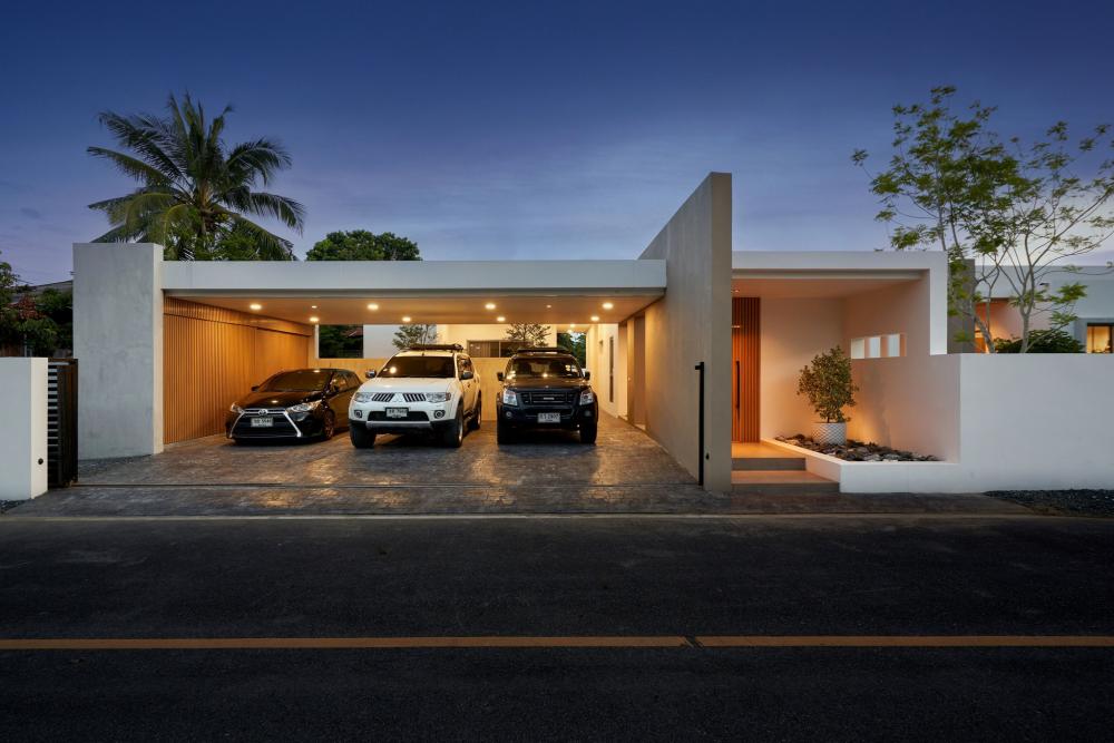 บ้านพักอาศัยชั้นเดียว TW  Home พื้นที่ใช้สอย 384  ตร.ม. ดีไซน์ใช้การผสมผสานระหว่างแนวทางสถาปัตยกรรมแบบ Modern และ Muji-Minimal รูปที่ 25