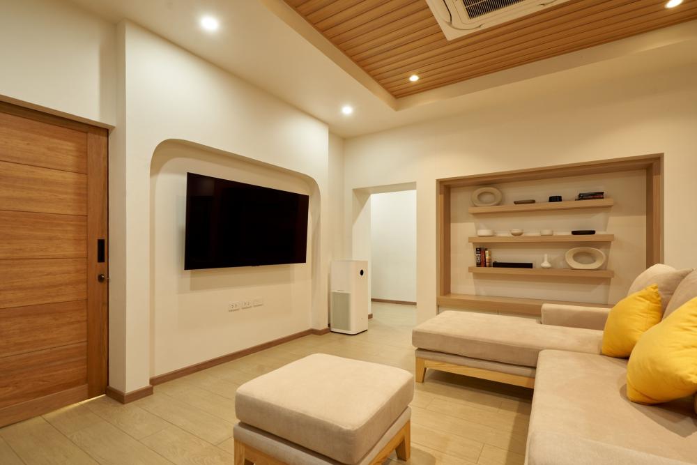 บ้านพักอาศัยชั้นเดียว TW  Home พื้นที่ใช้สอย 384  ตร.ม. ดีไซน์ใช้การผสมผสานระหว่างแนวทางสถาปัตยกรรมแบบ Modern และ Muji-Minimal รูปที่ 5