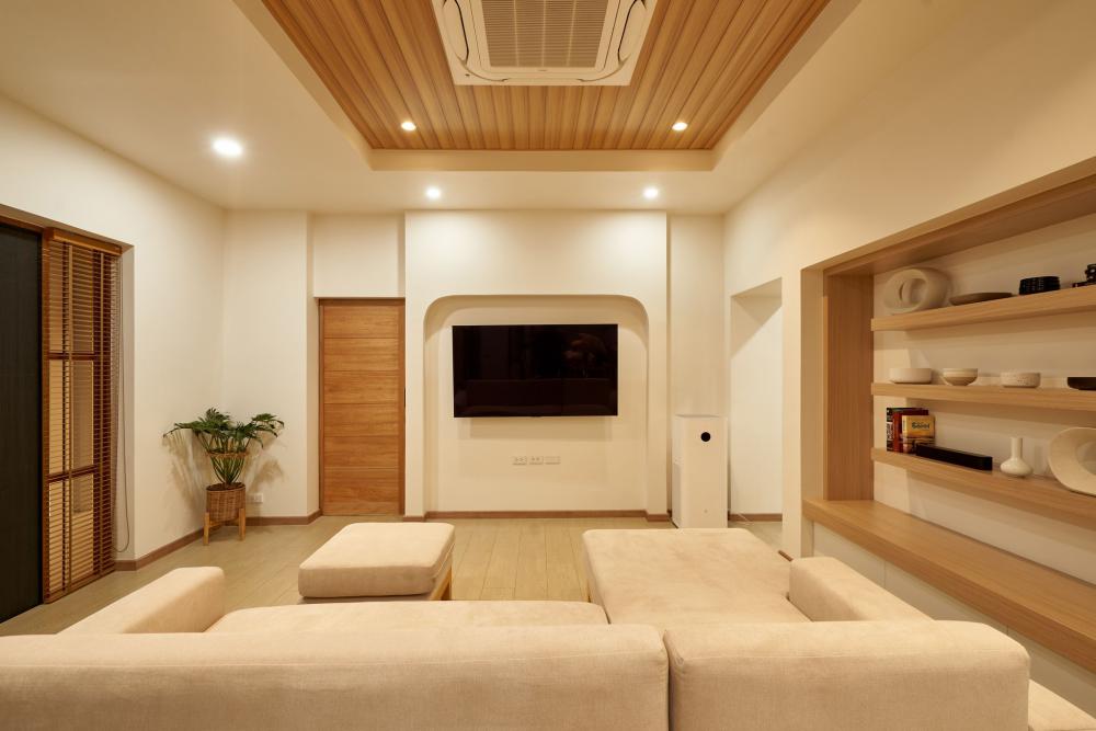 บ้านพักอาศัยชั้นเดียว TW  Home พื้นที่ใช้สอย 384  ตร.ม. ดีไซน์ใช้การผสมผสานระหว่างแนวทางสถาปัตยกรรมแบบ Modern และ Muji-Minimal รูปที่ 8