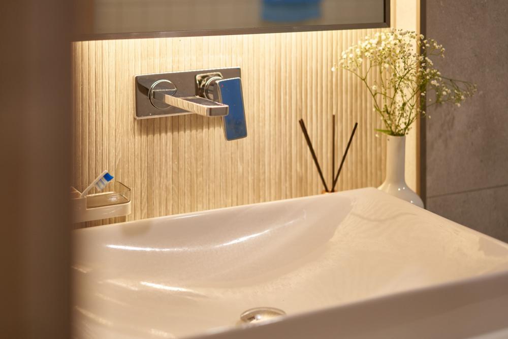 บ้านพักอาศัยชั้นเดียว TW  Home พื้นที่ใช้สอย 384  ตร.ม. ดีไซน์ใช้การผสมผสานระหว่างแนวทางสถาปัตยกรรมแบบ Modern และ Muji-Minimal รูปที่ 48