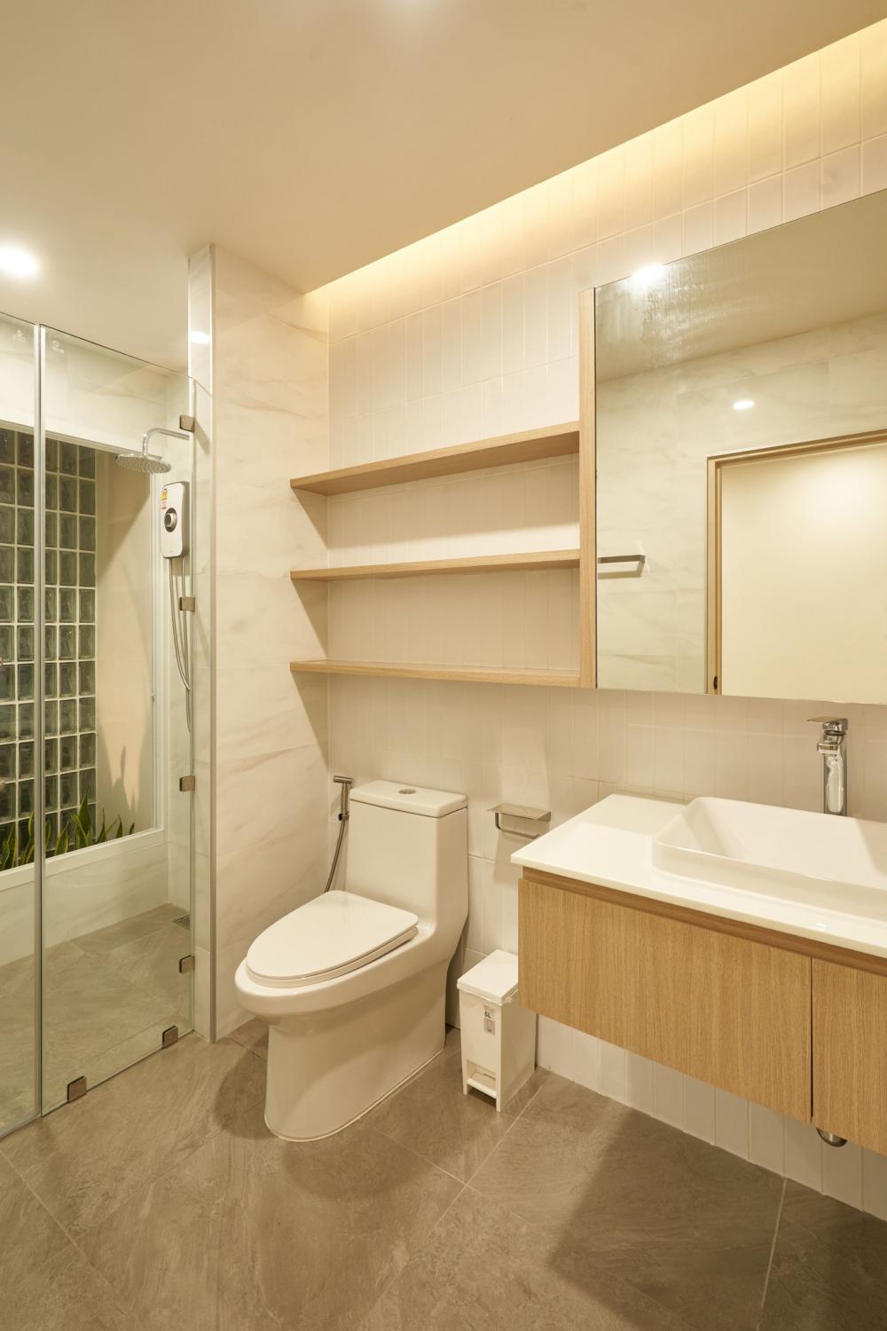 บ้านพักอาศัยชั้นเดียว TW  Home พื้นที่ใช้สอย 384  ตร.ม. ดีไซน์ใช้การผสมผสานระหว่างแนวทางสถาปัตยกรรมแบบ Modern และ Muji-Minimal รูปที่ 52