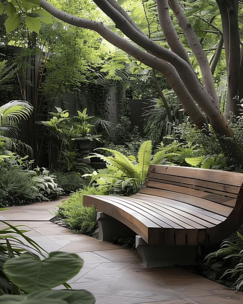 ไอเดียจัดมุมพักผ่อนรอบบ้าน สวนพักผ่อนข้างบ้าน รูปที่ 10