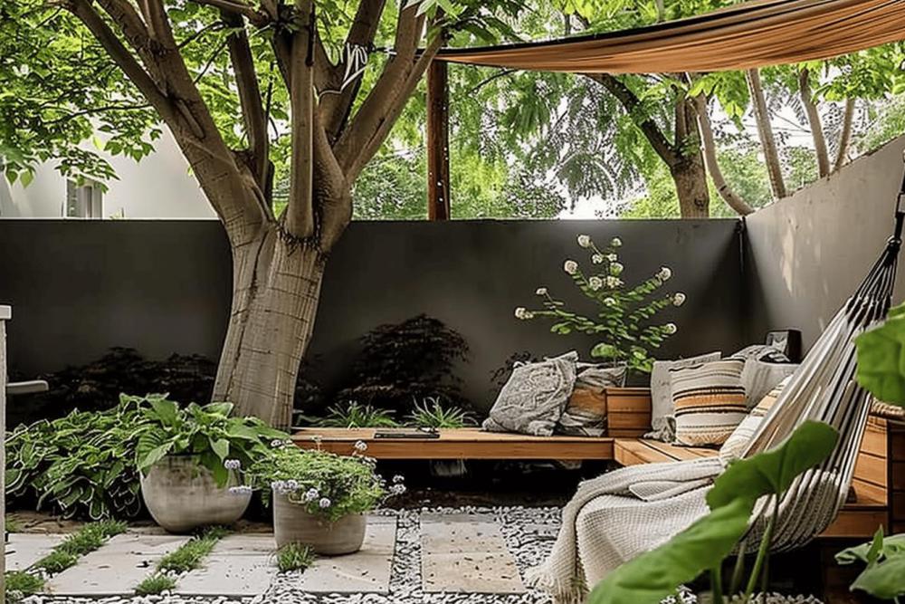 ไอเดียจัดมุมพักผ่อนรอบบ้าน สวนพักผ่อนข้างบ้าน รูปที่ 5