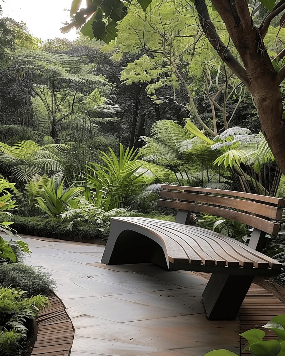 ไอเดียจัดมุมพักผ่อนรอบบ้าน สวนพักผ่อนข้างบ้าน รูปที่ 6