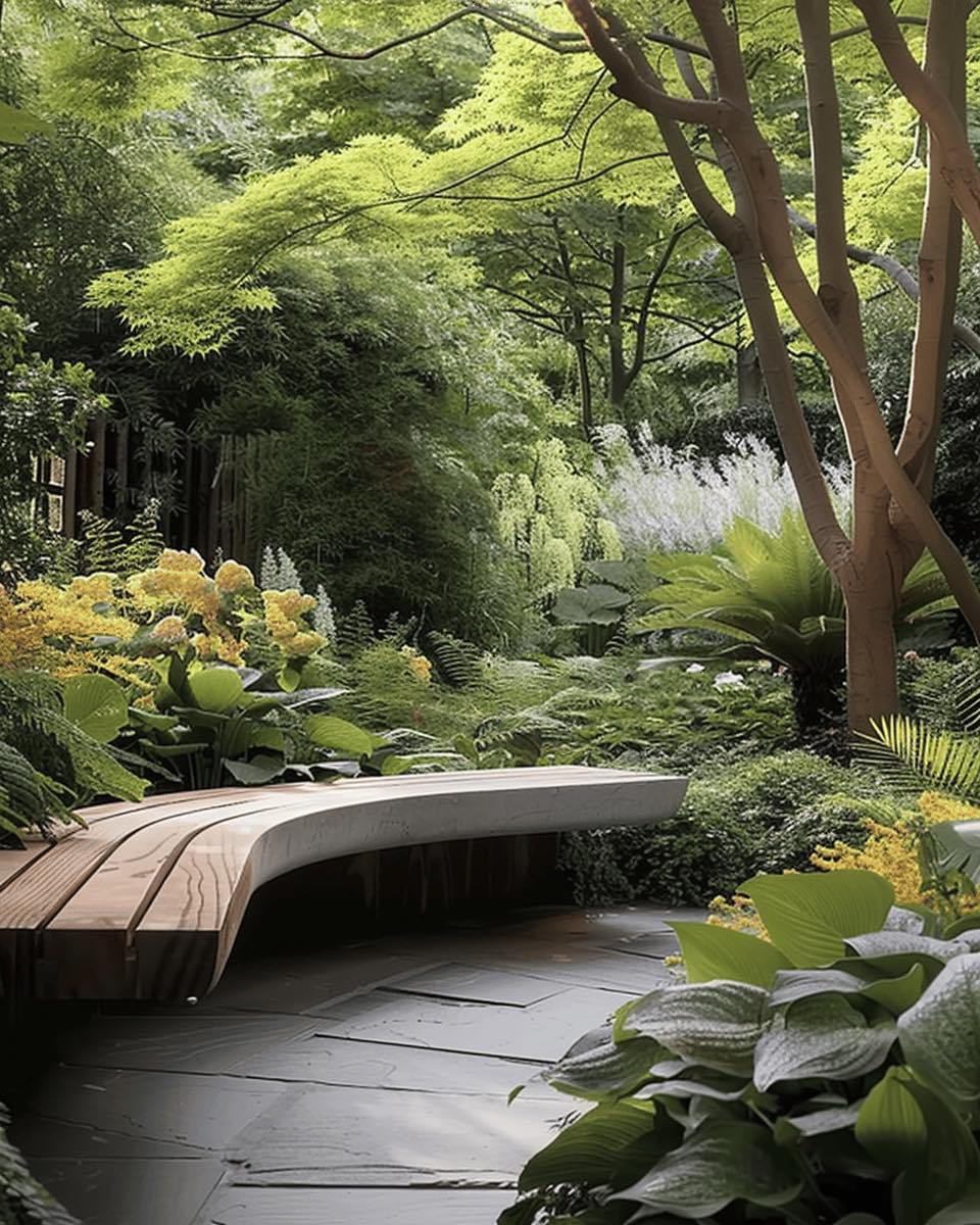 ไอเดียจัดมุมพักผ่อนรอบบ้าน สวนพักผ่อนข้างบ้าน รูปที่ 8