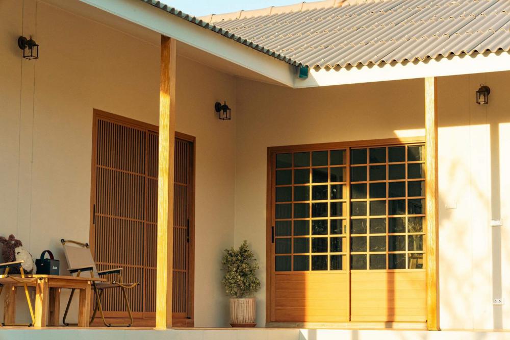 บ้านญี่ปุ่นมินิมอล JAPANESE HOUSE มีระเบียงข้างบ้าน ขนาด 3 ห้องนอน 3 ห้องน้ำ รูปที่ 19