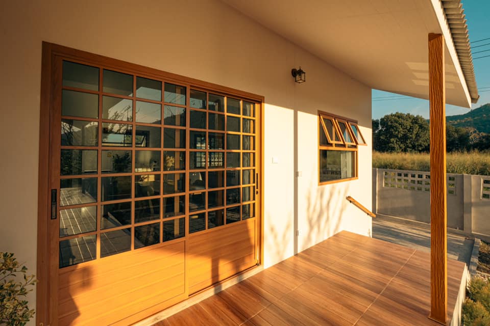 บ้านญี่ปุ่นมินิมอล JAPANESE HOUSE มีระเบียงข้างบ้าน ขนาด 3 ห้องนอน 3 ห้องน้ำ รูปที่ 3