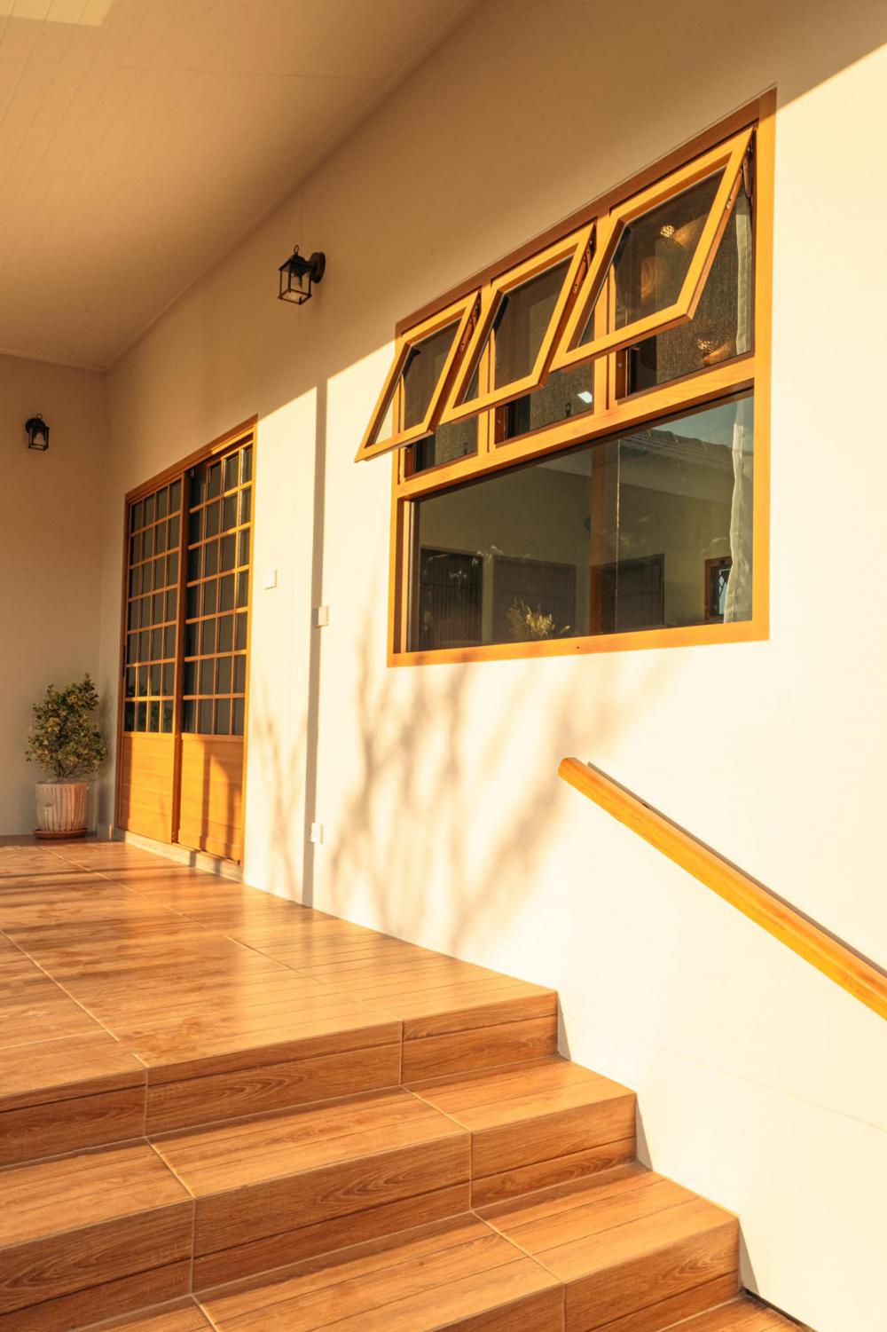 บ้านญี่ปุ่นมินิมอล JAPANESE HOUSE มีระเบียงข้างบ้าน ขนาด 3 ห้องนอน 3 ห้องน้ำ รูปที่ 9