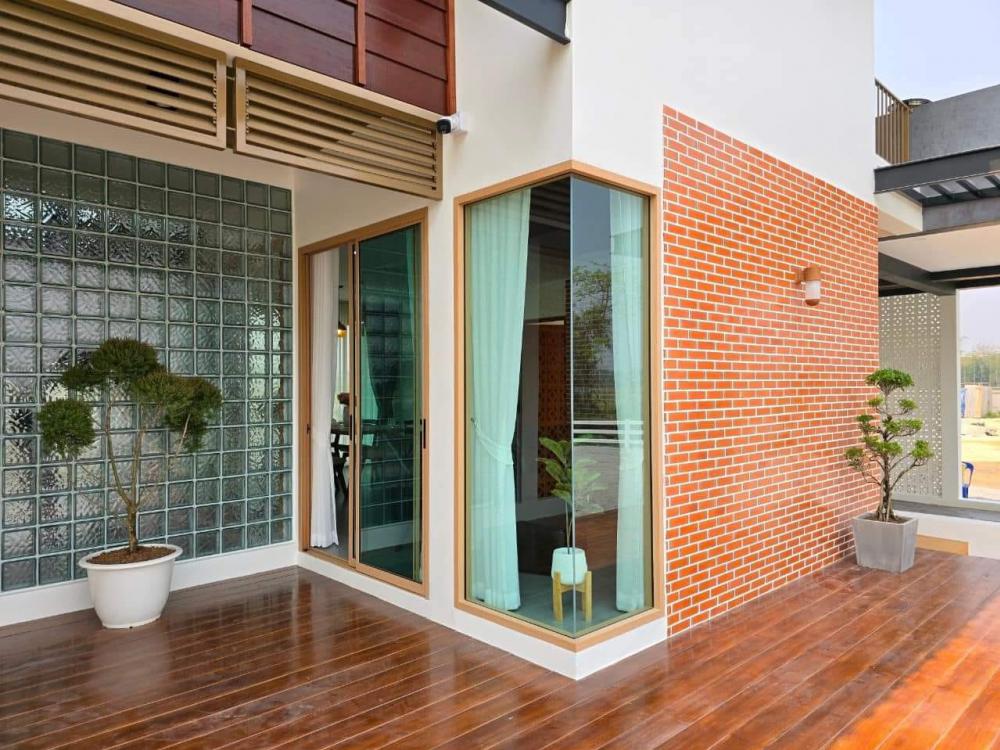 บ้านพักอาศัย 2ชั้น สไตล์สไตล์ทรอปิคอล ขนาด 3 ห้องนอน 4 ห้องน้ำ พื้นที่ใช้สอย 416 ตร.ม. รูปที่ 12