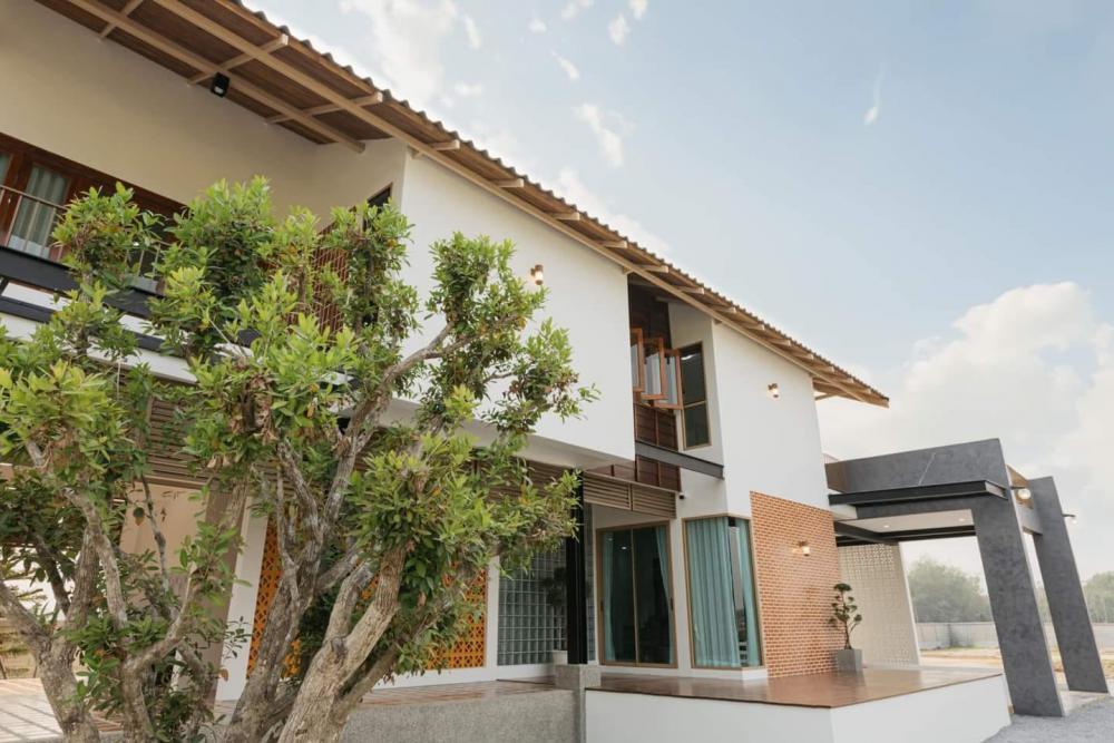 บ้านพักอาศัย 2ชั้น สไตล์สไตล์ทรอปิคอล ขนาด 3 ห้องนอน 4 ห้องน้ำ พื้นที่ใช้สอย 416 ตร.ม. รูปที่ 29