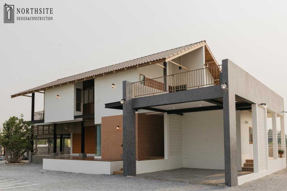 บ้านพักอาศัย 2ชั้น สไตล์สไตล์ทรอปิคอล ขนาด 3 ห้องนอน 4 ห้องน้ำ พื้นที่ใช้สอย 416 ตร.ม. รูปที่ 7