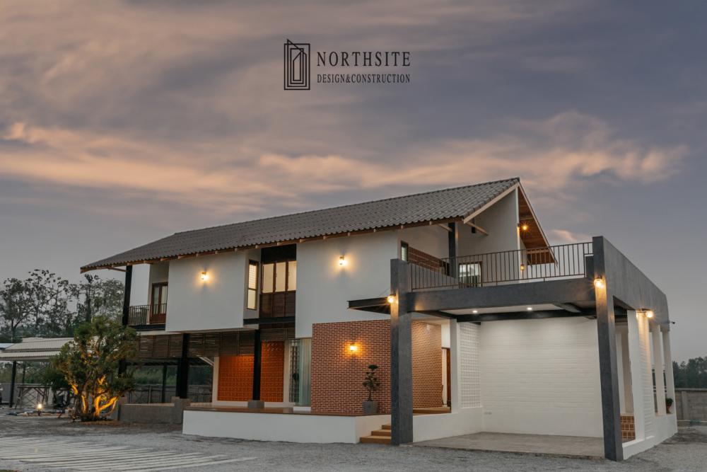 บ้านพักอาศัย 2ชั้น สไตล์สไตล์ทรอปิคอล ขนาด 3 ห้องนอน 4 ห้องน้ำ พื้นที่ใช้สอย 416 ตร.ม. รูปที่ 9