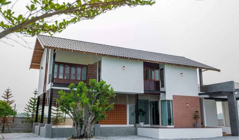 บ้านพักอาศัย 2ชั้น สไตล์สไตล์ทรอปิคอล ขนาด 3 ห้องนอน 4 ห้องน้ำ พื้นที่ใช้สอย 416 ตร.ม. รูปที่ 6