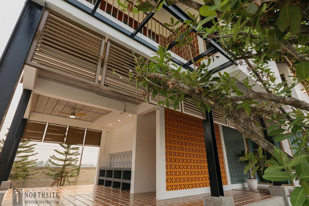 บ้านพักอาศัย 2ชั้น สไตล์สไตล์ทรอปิคอล ขนาด 3 ห้องนอน 4 ห้องน้ำ พื้นที่ใช้สอย 416 ตร.ม. รูปที่ 7