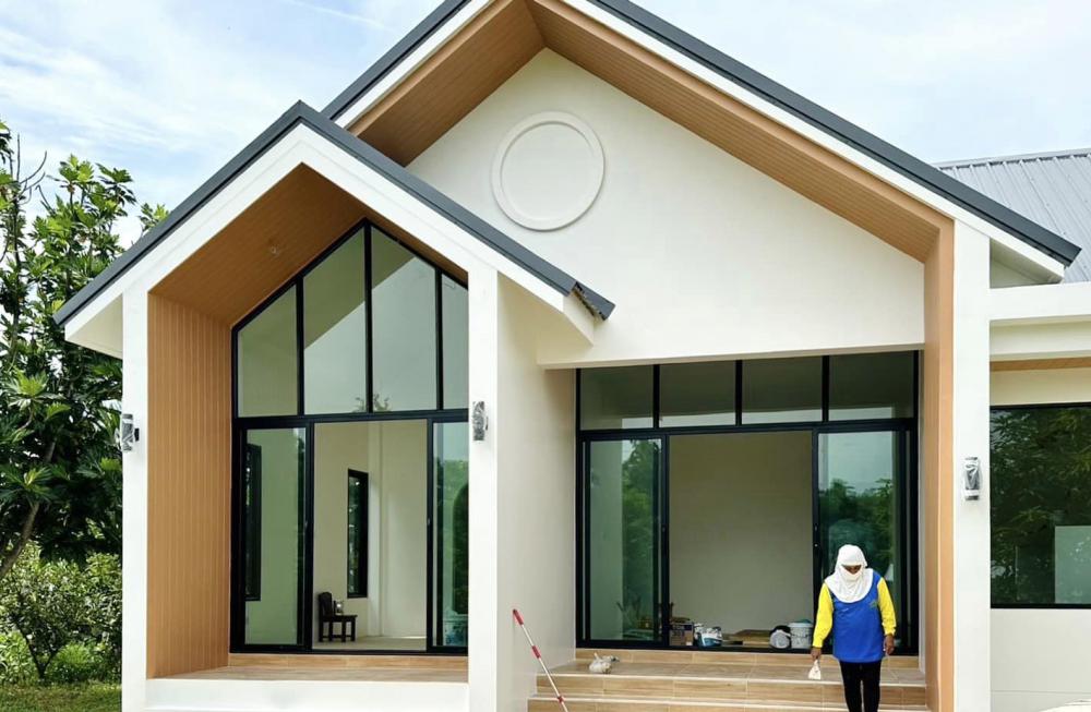 บ้านสไตล์มินิมอลมูจิ ขนาด 2 ห้องนอน 2 ห้องน้ำ พื้นที่ใช้สอย 91.71 ตร.ม. งบ 1.35 ล้านบาท  รูปที่ 5