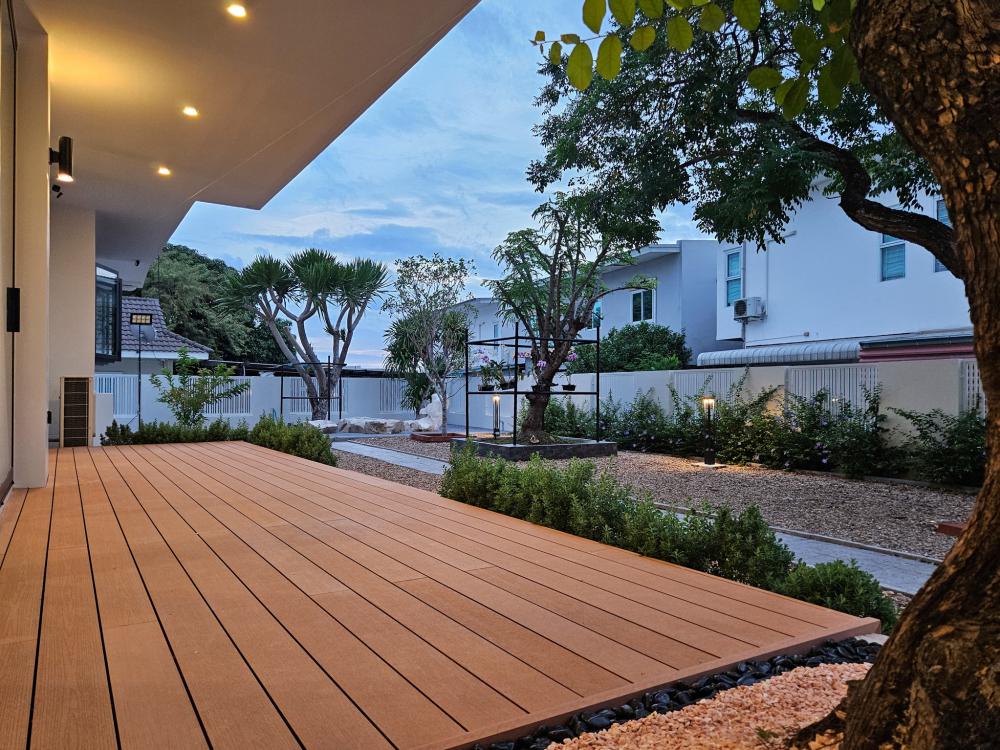 บ้านสไตล์นอร์ดิก Bann Bang-Phra เป็นบ้านที่สร้างขึ้นใหม่ที่ต้องการบ้านใหม่สำหรับอาศัยกับคุณพ่อคุณแม่วัยเกษียณ แทนการรีโนเวทบ้านเดิม รูปที่ 34